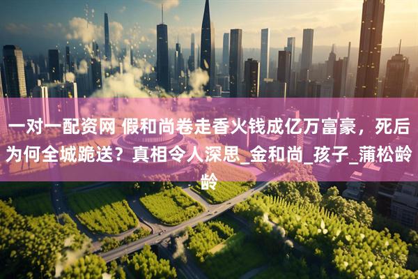 一对一配资网 假和尚卷走香火钱成亿万富豪，死后为何全城跪送？真相令人深思_金和尚_孩子_蒲松龄